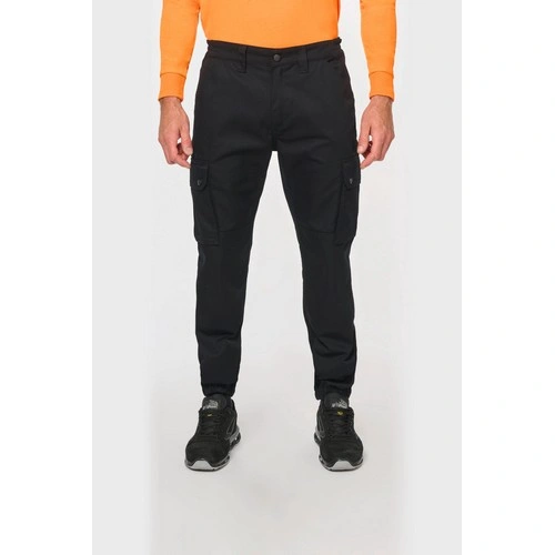 Pantalón cargo unisex con bajo elástico