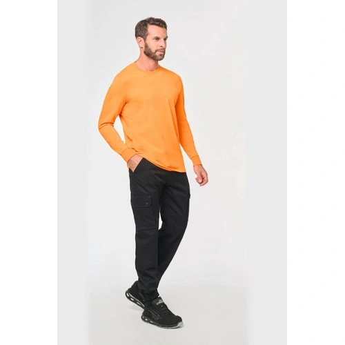 Pantalón cargo unisex con bajo elástico