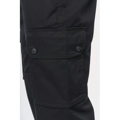 Pantalón cargo unisex con bajo elástico