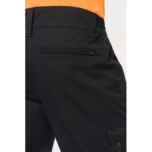 Pantalón cargo unisex con bajo elástico
