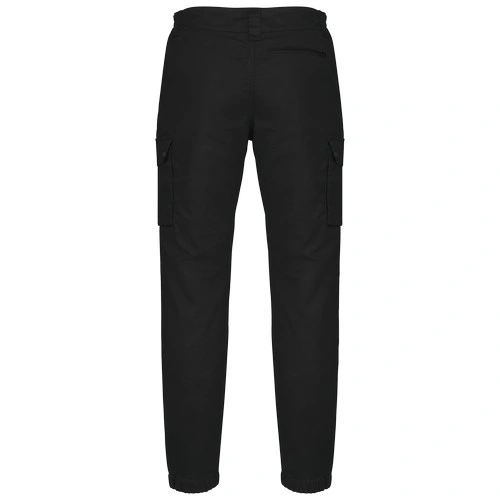 Pantalón cargo unisex con bajo elástico