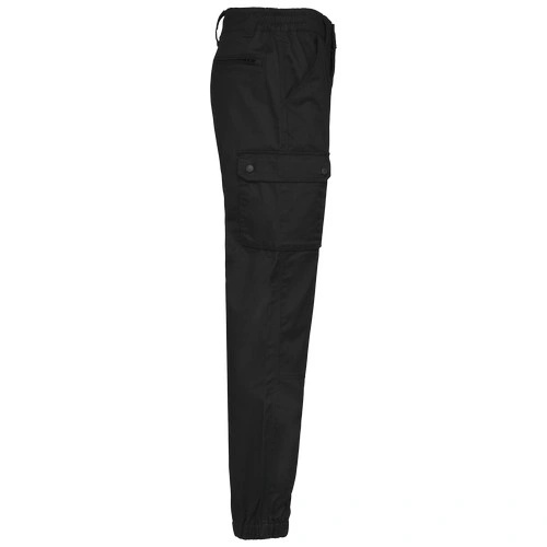 Pantalón cargo unisex con bajo elástico