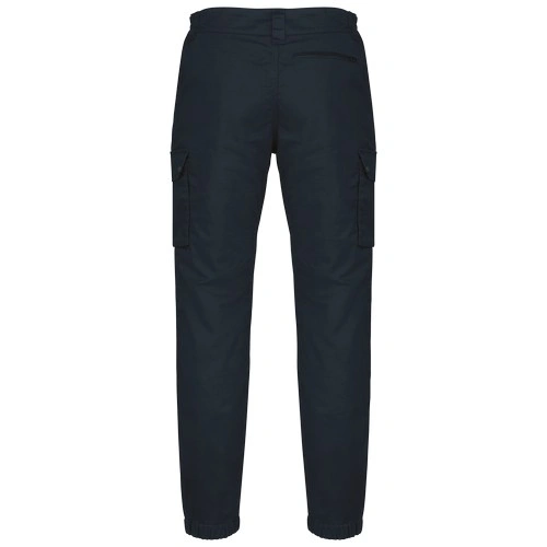 Pantalón cargo unisex con bajo elástico