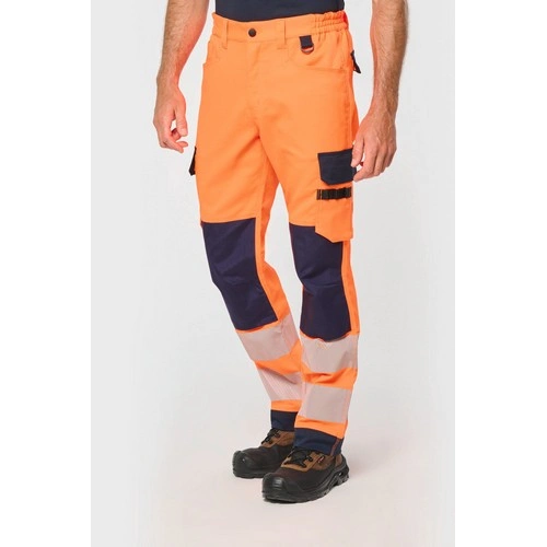 Pantalón de seguridad reciclado multibolsillos unisex