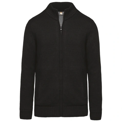 Cárdigan con forro polar hombre