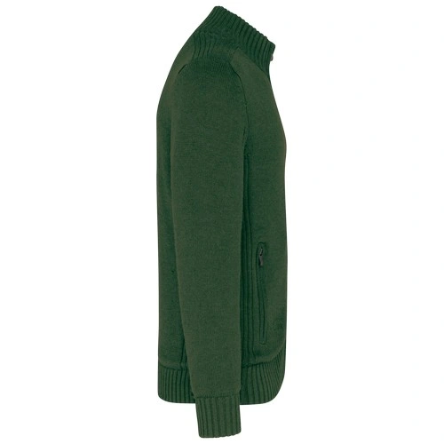 Cárdigan con forro polar hombre