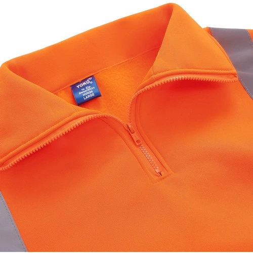 Ropa profesional Sudadera Fluo 1/4 cremallera
