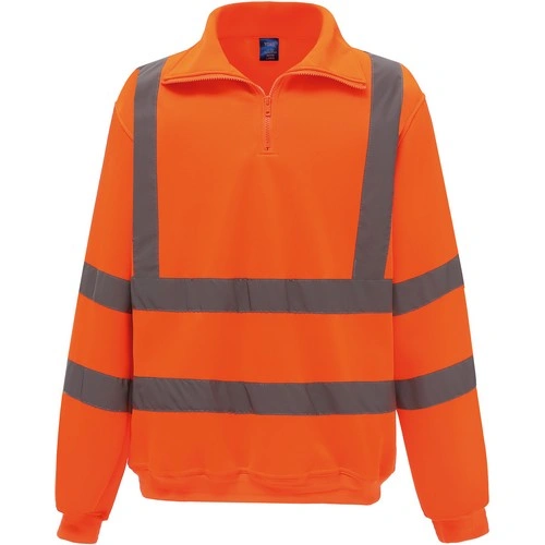 Ropa profesional Sudadera Fluo 1/4 cremallera
