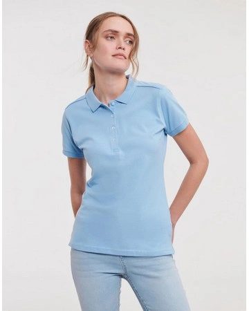 Jersey polo mujer stretch algodón suave 210gsm