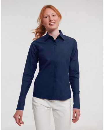 Abrigo camisa mujer ajustada cómoda 130gsm