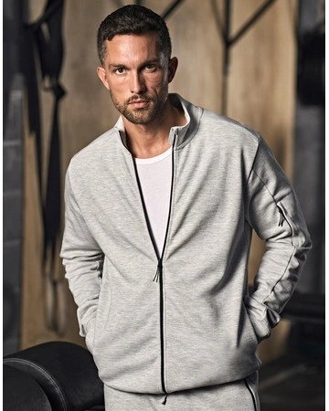 Sudadera cremallera athletic resistente y cómoda 320gsm