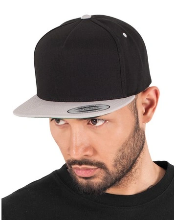 Gorra flexfit snapback clásica 5p algodón 400gsm