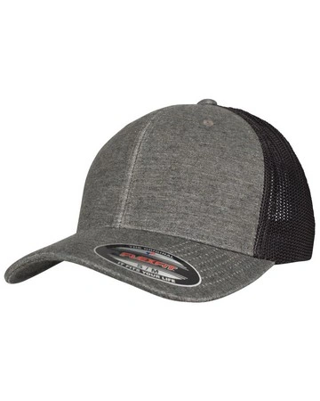 Gorra flexfit trucker melange retro