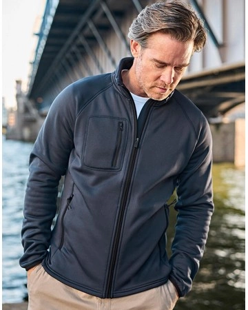 Chaqueta polar elástica cálida y resistente 235gsm