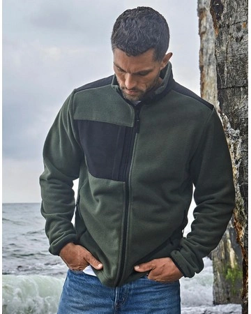 Chaqueta polar montaña 344gsm abrigada