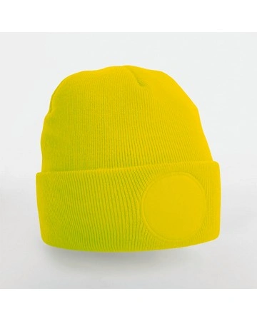 Gorro acrílico beechfield parche redondo