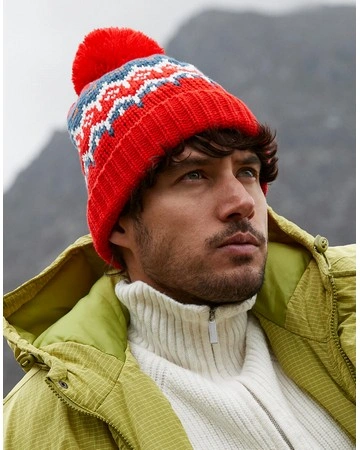 Gorro esquí otoño beanie retro sostenible