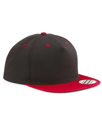 Gorra snapback algodón beechfield ajuste retro