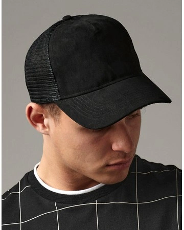 Gorra trucker gamuza ajustable y cómoda