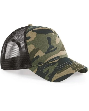 Gorra camo beechfield algodón ajustable