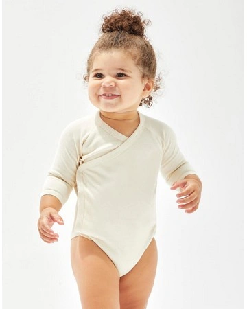Body kimono algodón orgánico niño fácil de poner 219gsm