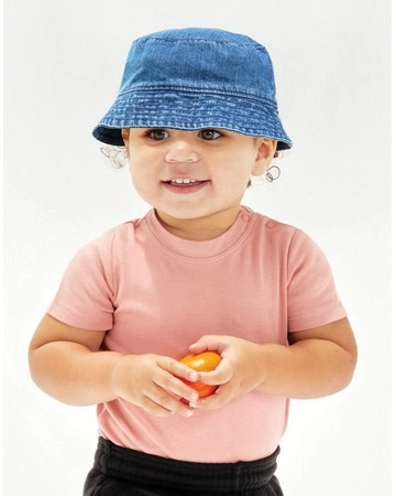 Gorro bucket bebé algodón orgánico transpirable 305gsm
