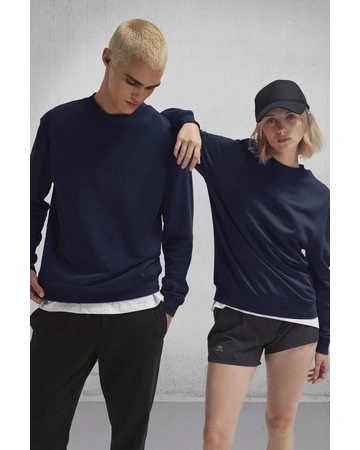 Sudadera cuello redondo unisex algodón sostenible 280gsm