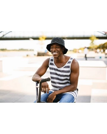 Gorra flexfit pescador algodón transpirable 335gsm