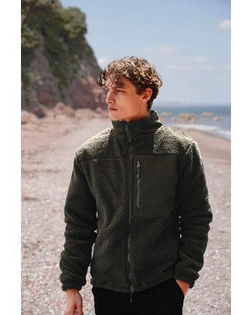 Chaqueta polar sherpa reciclada calidez 300gsm