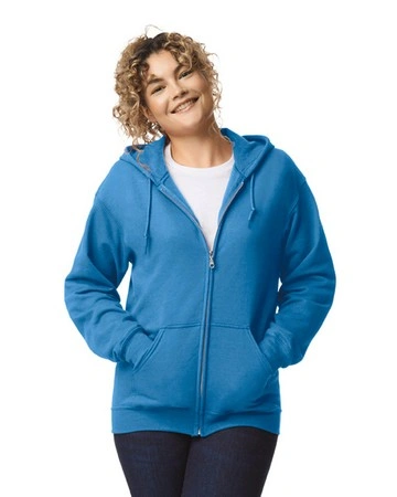 Sudadera capucha cremallera heavyblend premium 271gsm