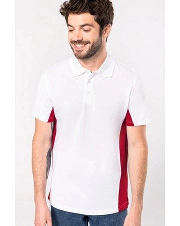 COMPRAR FLAG POLO BICOLOR MANGA CORTA REF K232 KARIBAN
