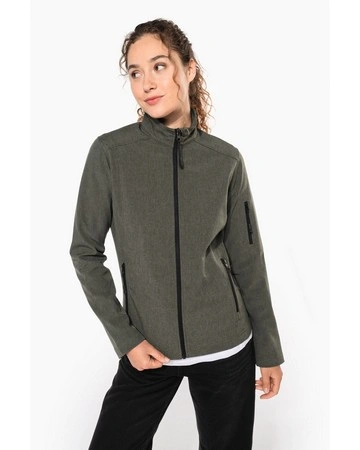 Chaqueta softshell mujer impermeable 3 capas 300gsm