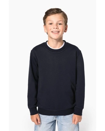Sudadera infantil reciclada algodón suave 280gsm