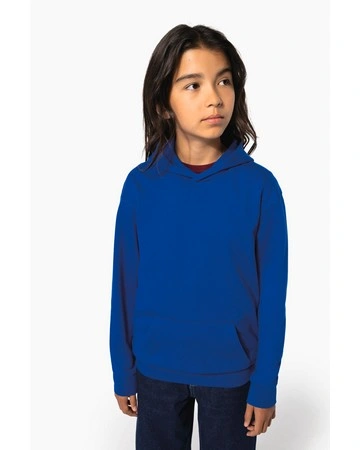 Sudadera infantil reciclada capucha cómoda 280gsm
