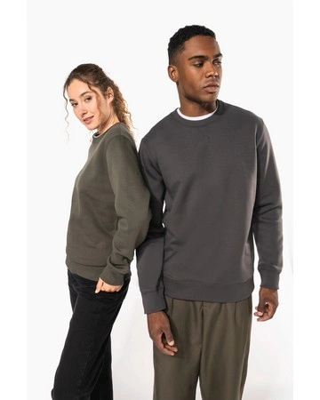 Sudadera cuello redondo algodón suave 360gsm