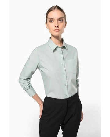 Camisa mujer popelina fácil cuidado 110gsm