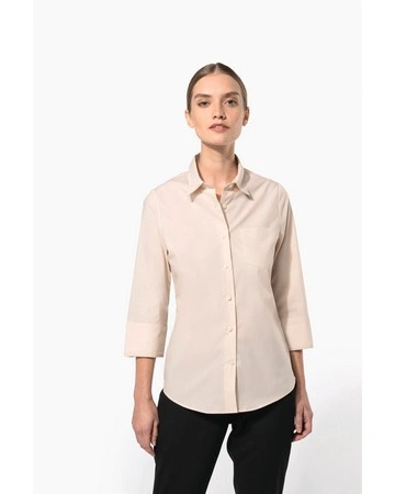 Camisa mujer popelina cuidado fácil 110gsm