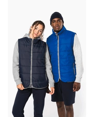 Chaleco acolchado poliéster transpirable 73gsm