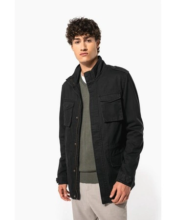 Chaqueta safari algodón 100% lavada 290gsm