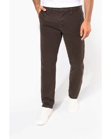 Pantalón chino algodón confort moderno 245gsm