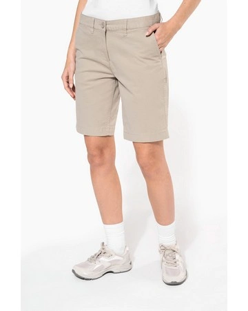 Bermuda mujer chino cómoda y duradera 245gsm