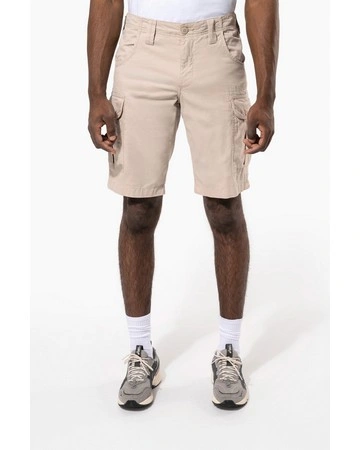 Bermuda multibolsillos algodón lavado enzimas 200gsm