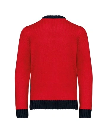 Jersey navidad niño cuello redondo ajustado