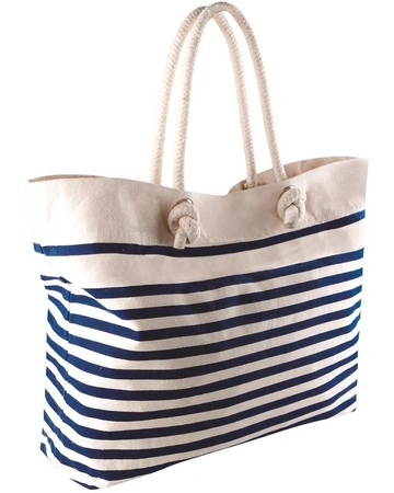Bolsa playa algodón canvas marinera grande 310gsm