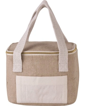 Bolsa isotérmica pequeña yute algodón 330gsm