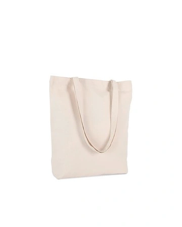 Bolsa algodón reciclado sostenible y resistente 285gsm