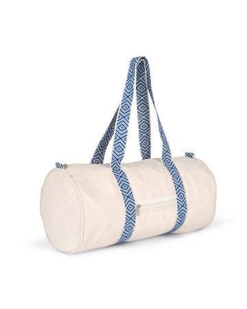 Bolsa lona cilíndrica reciclada ecológica 285gsm