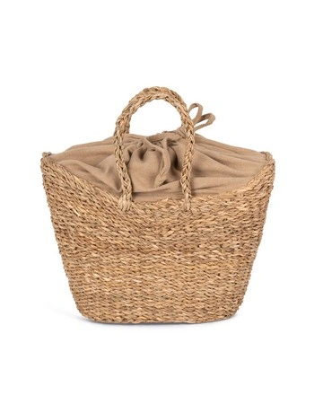Cesta junco sostenible trenzada a mano 200gsm