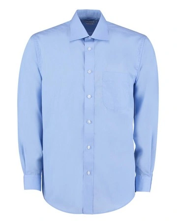 Camisa business manga larga fácil planchado 105gsm