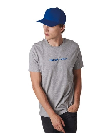 Gorra algodón orgánico 6 paneles cómoda 300gsm